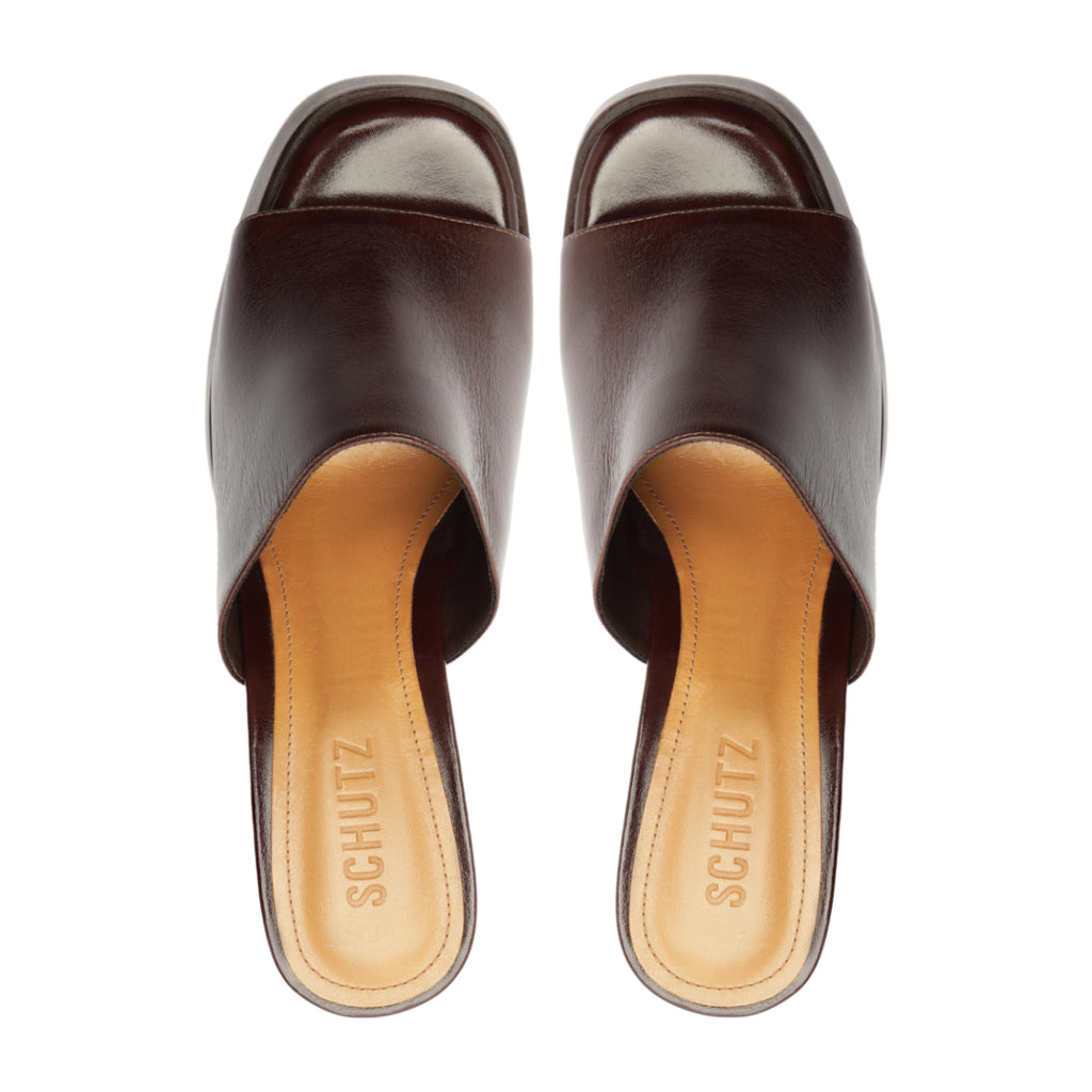 Rowan Leather Sandal in Root Brown