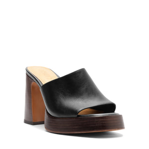Rowan Leather Sandal in Black