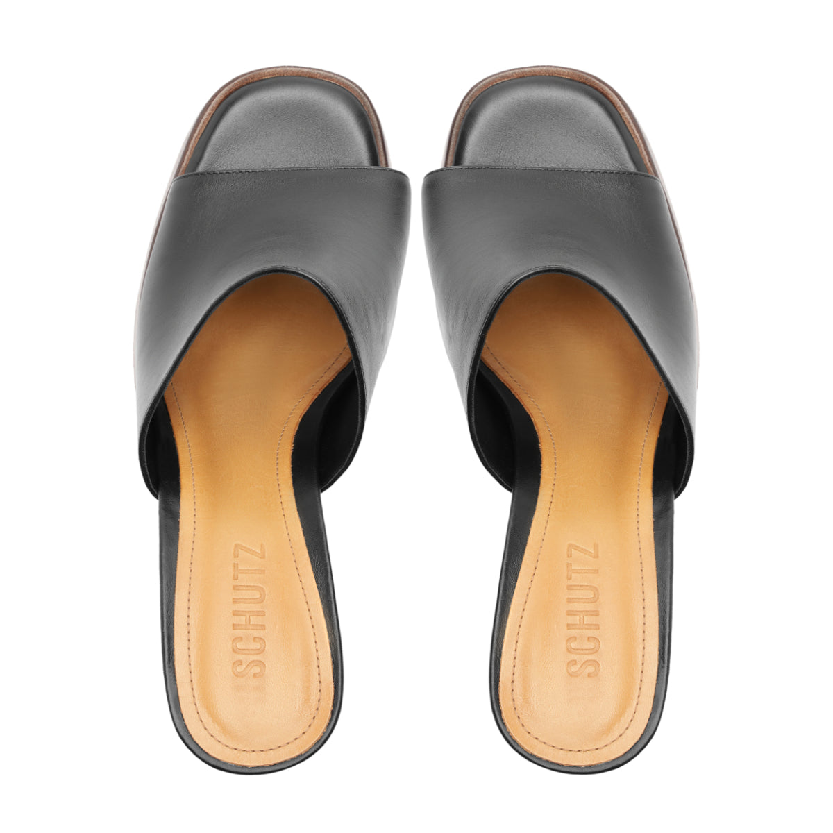 Rowan Leather Sandal in Black