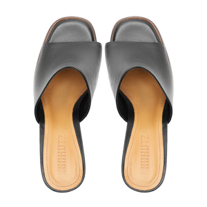 Rowan Leather Sandal in Black