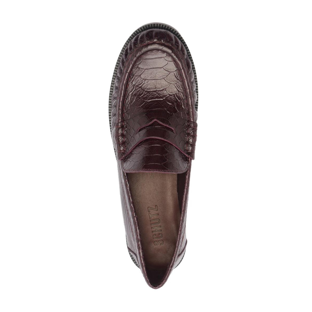 Tyche Flat in Dark Plum