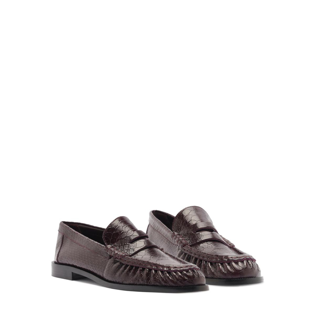 Tyche Flat in Dark Plum