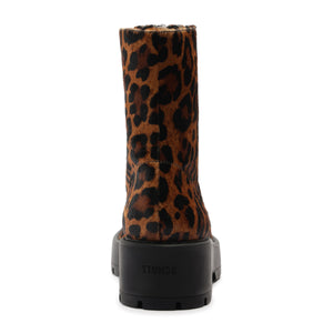 Farrah Hair Calf Bootie in Leopard