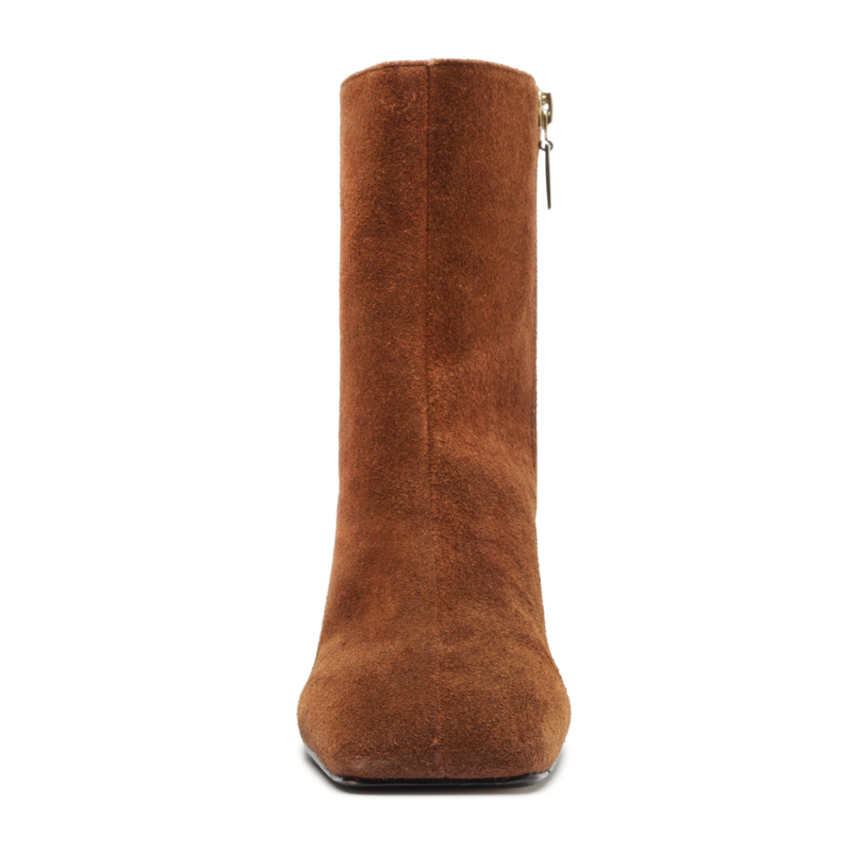 Leia Suede Bootie in Pecan Brown