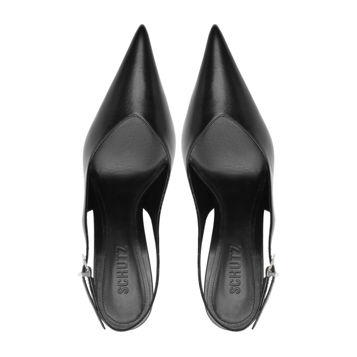 Siena Buckle Pump in Black