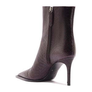 Mary Bootie in Dark Plum