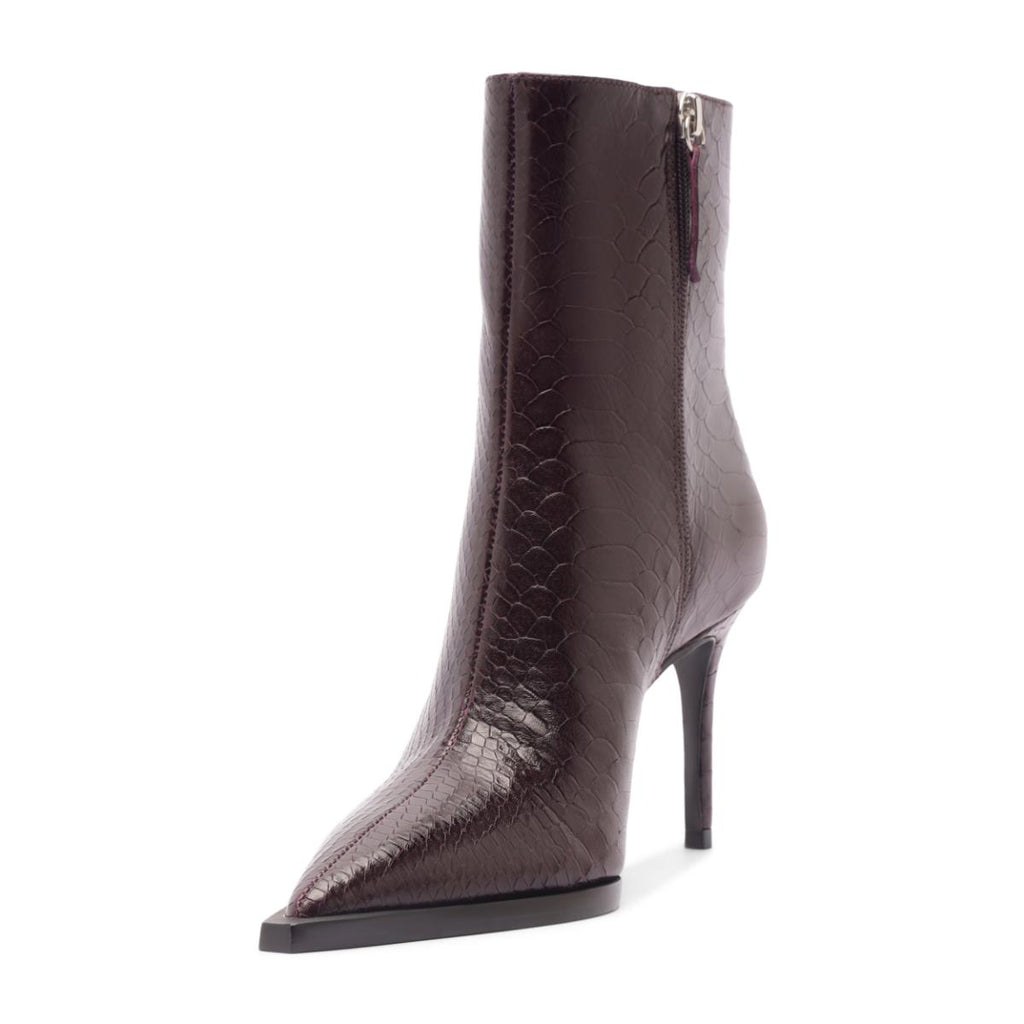 Mary Bootie in Dark Plum