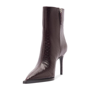 Mary Bootie in Dark Plum