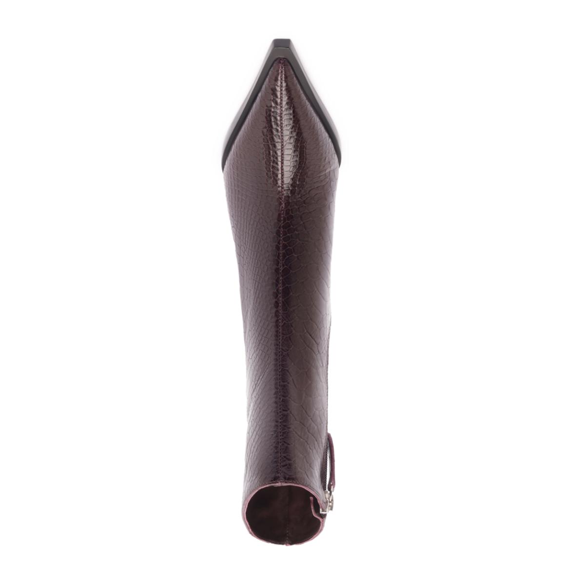 Mary Bootie in Dark Plum