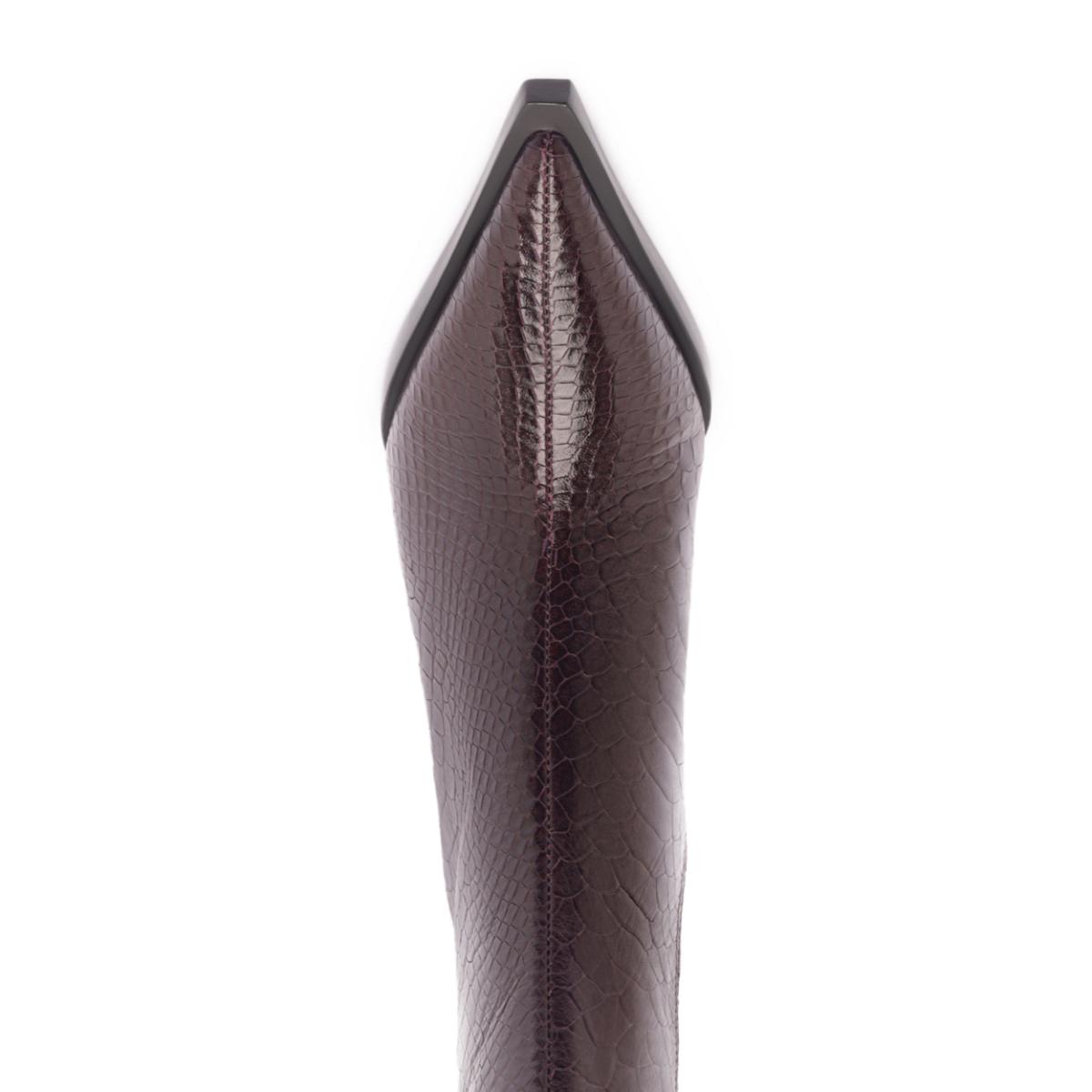 Mary Bootie in Dark Plum