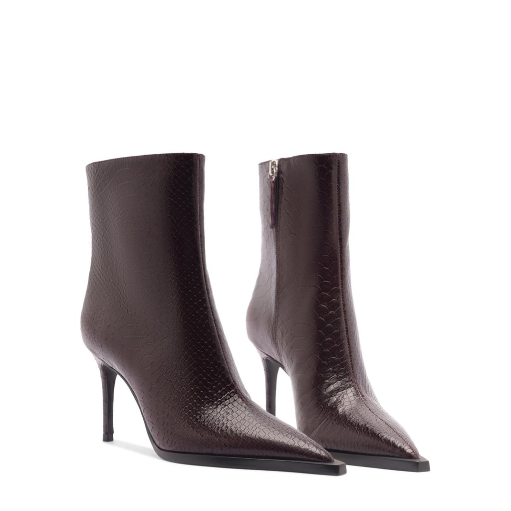 Mary Bootie in Dark Plum