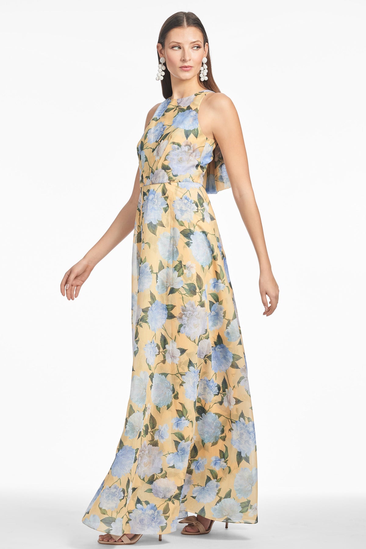 Kate Gown in Sun And Sea Peonies