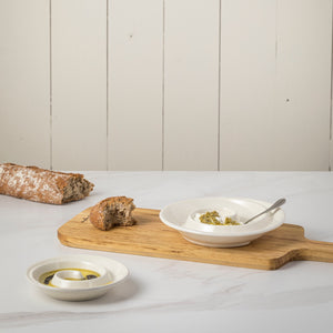 Cook & Host Collection Spiral appetizer dishes in White, Set of 6