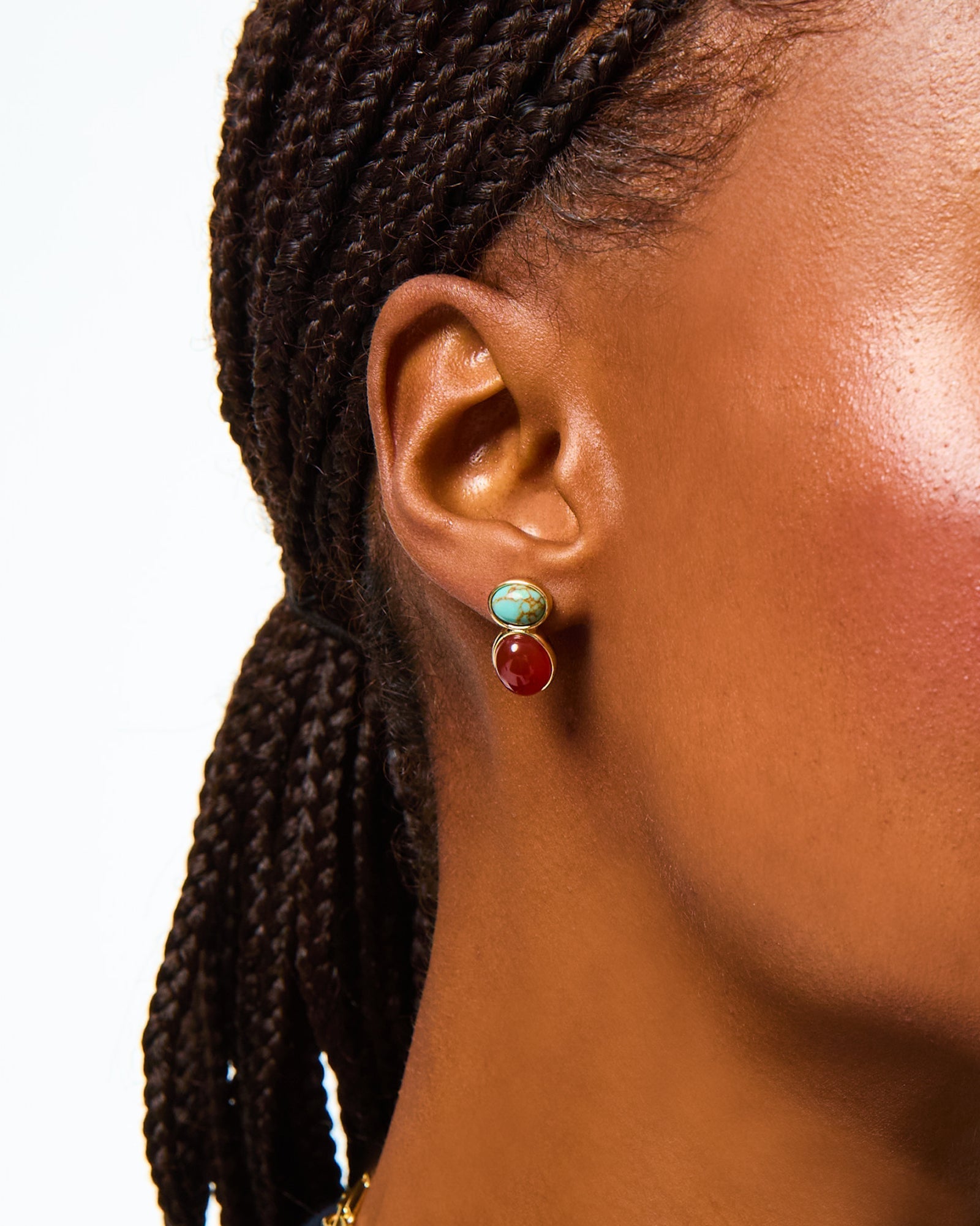 The Semi Precious Stone Earrings