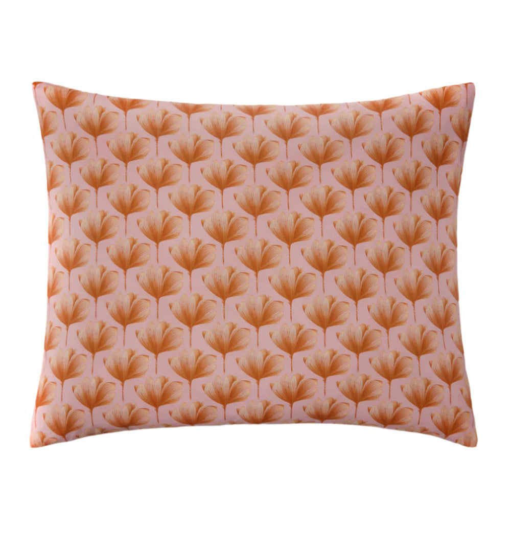 Edna Sham in Pink & Orange