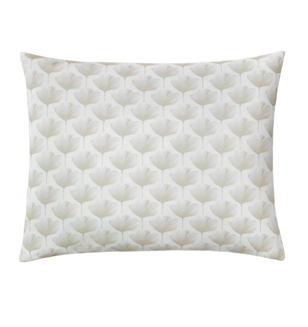 Edna Sham in White & Beige