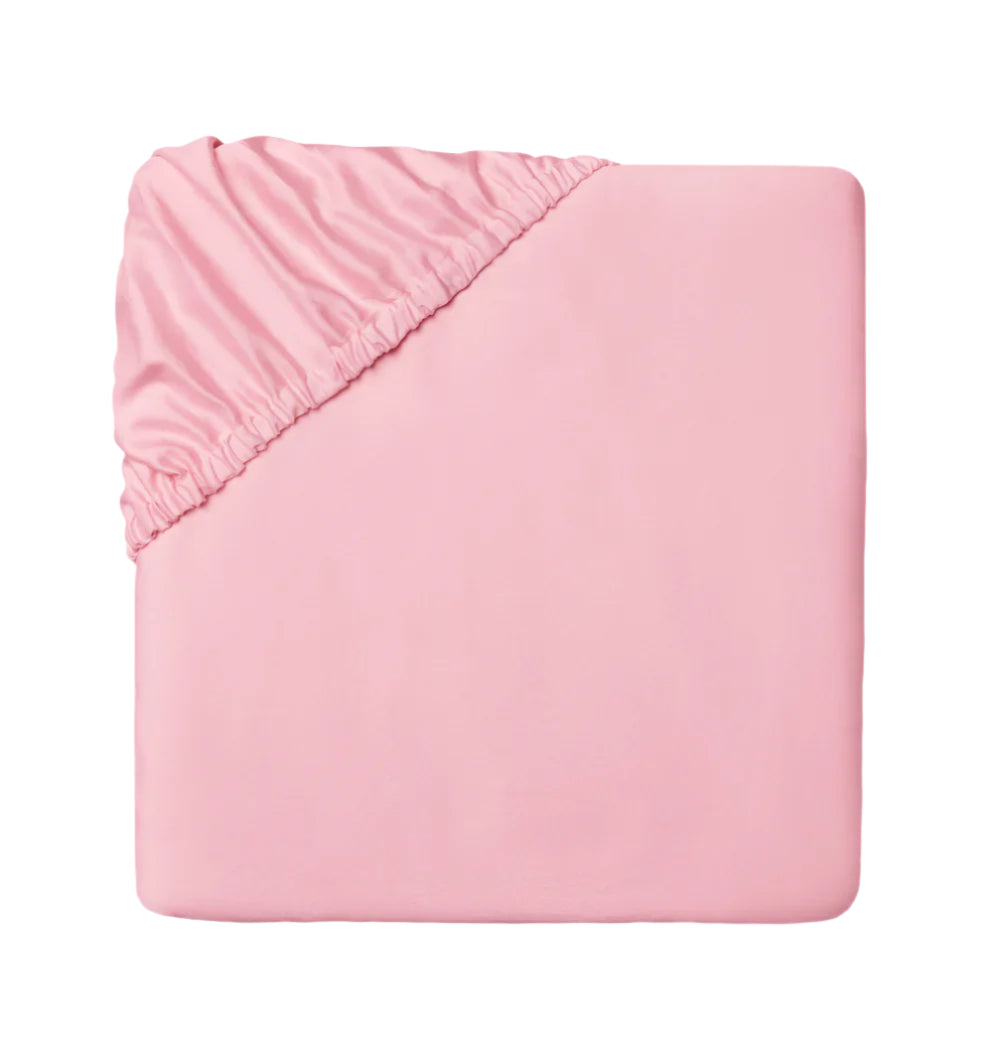 Fiona Fitted Sheet in Carnation