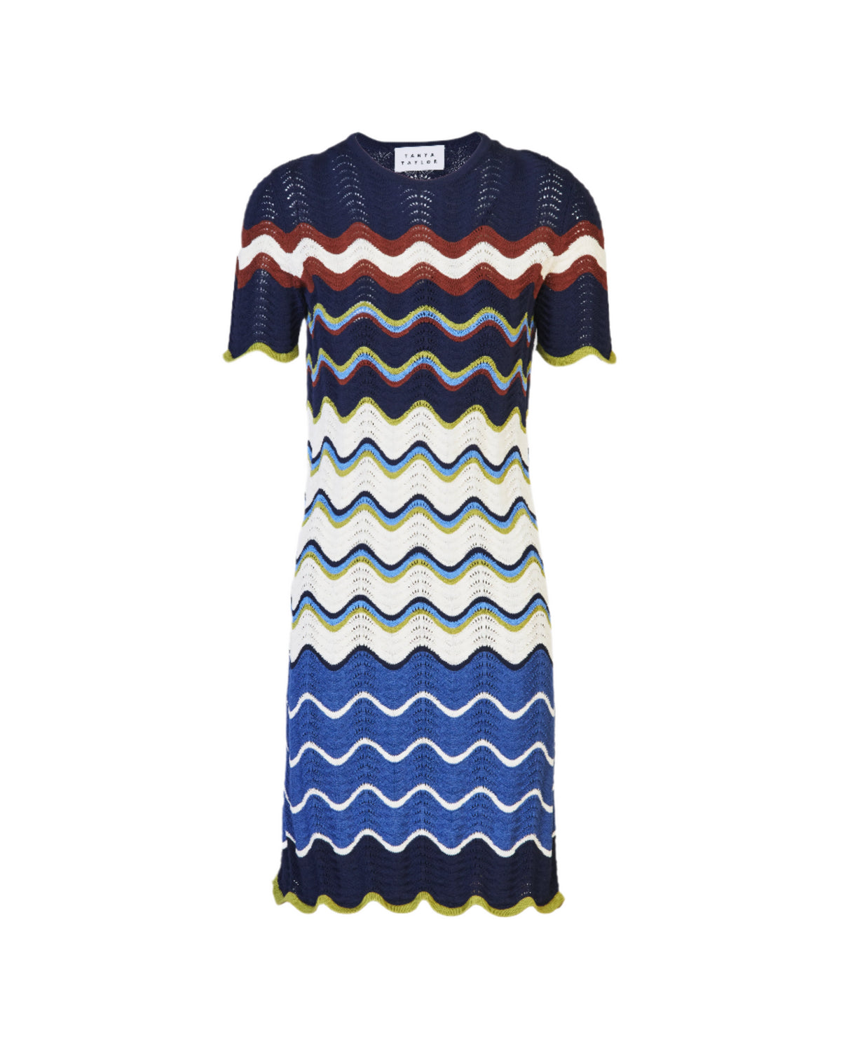 Short Leighton Dress in Maritime Blue