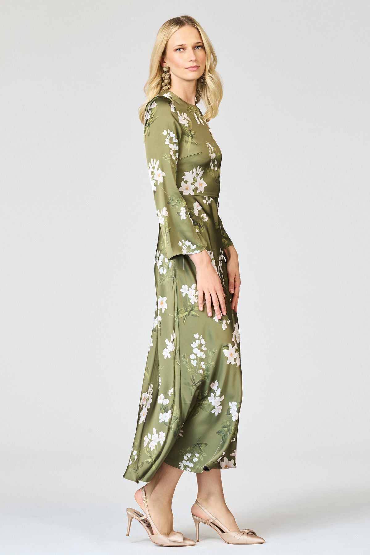 Tyra Dress in Moss Formosa