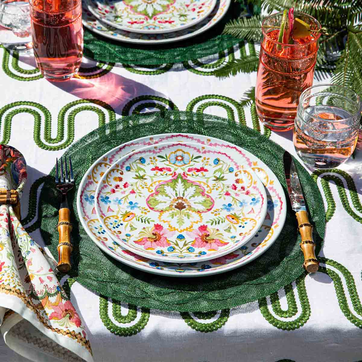 Sofia Melamine Dinner Plate in Multi