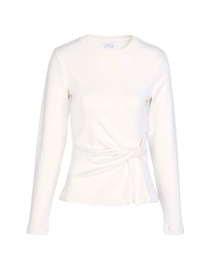 Carlita Top in Chalk