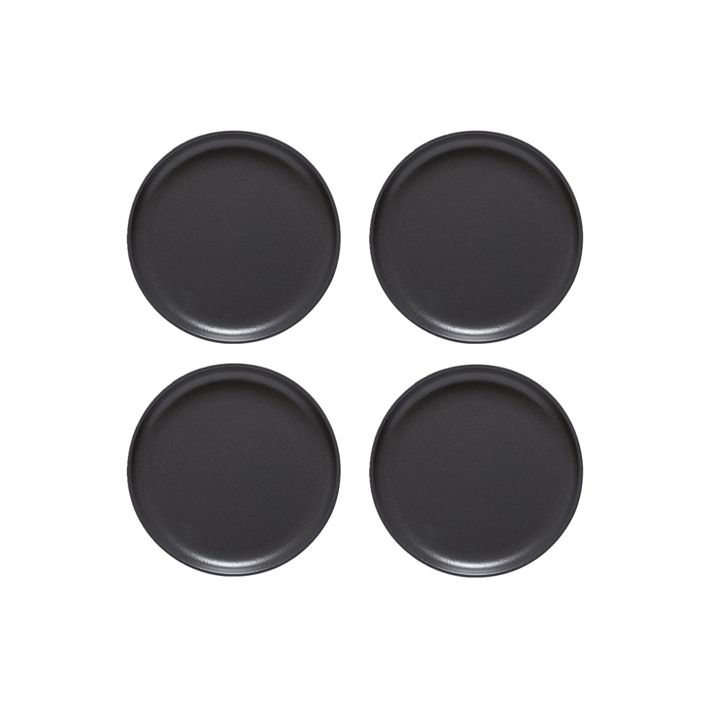 Pacifica Collection Salad Plates 9" in Seed Grey, Set of 6