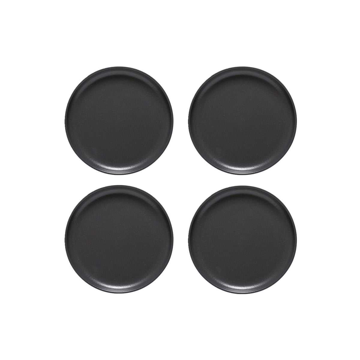 Pacifica Collection Salad Plates 9" in Seed Grey, Set of 6