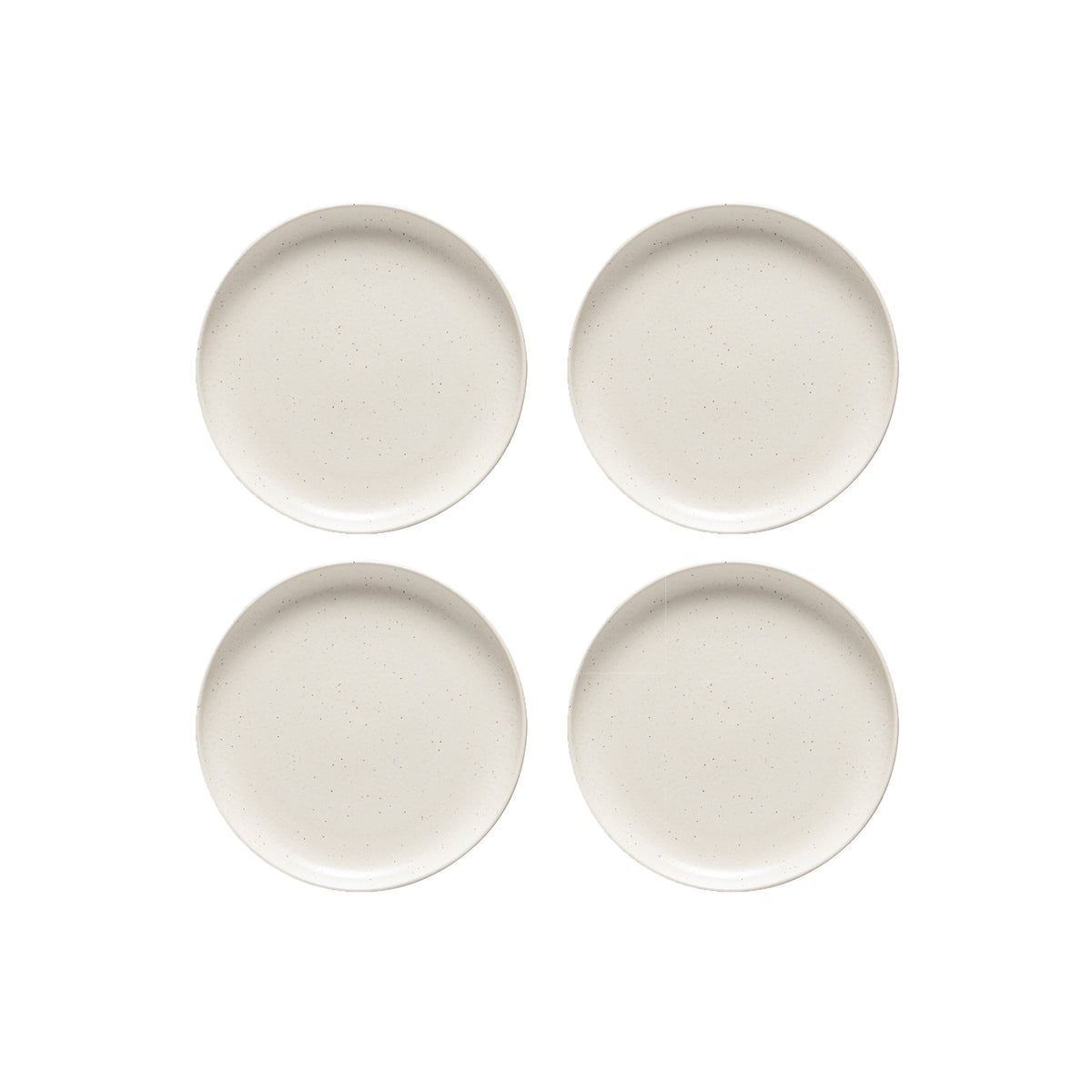 Pacifica Collection Salad Plates 9" in Vanilla, Set of 6