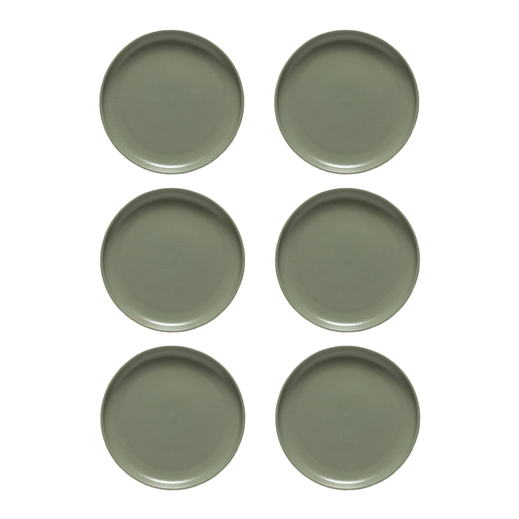 Pacifica Collection Dinner Plates in Artichoke, Set of 6