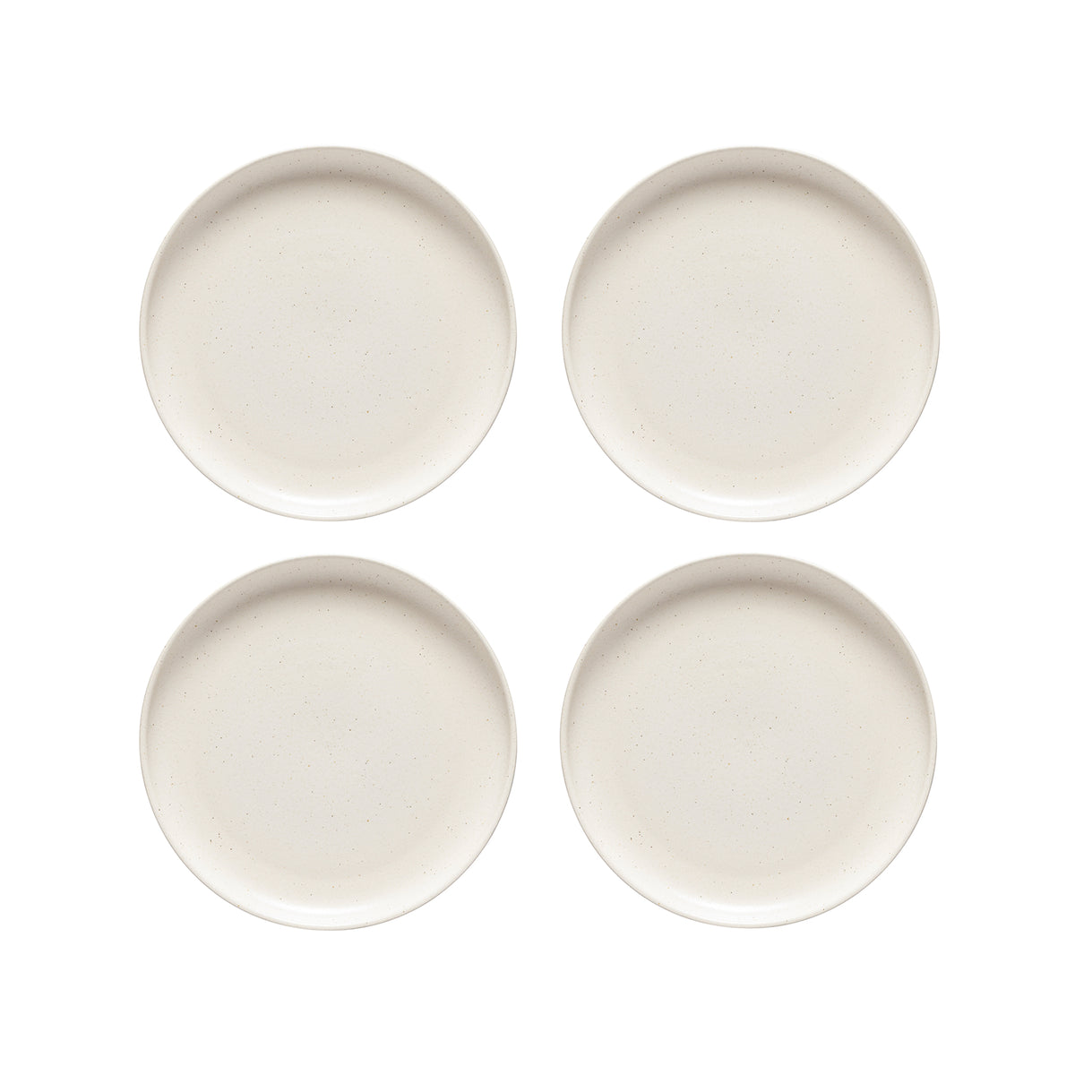 Pacifica Collection Dinner Plates in Vanilla, Set of 6