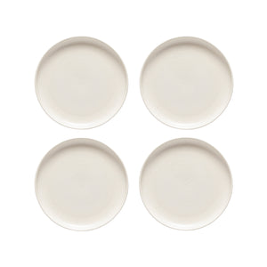 Pacifica Collection Dinner Plates in Vanilla, Set of 6