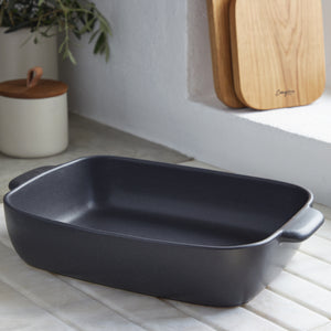 Pacifica Collection Rectangle Baker 16" in Seed Grey