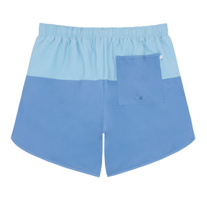 Men's Bermuda Blue Colorblock Boardie