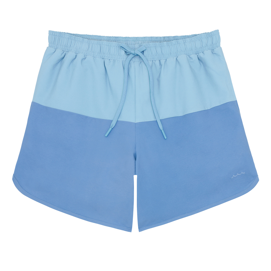 Men's Bermuda Blue Colorblock Boardie