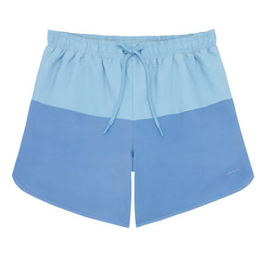 Men's Bermuda Blue Colorblock Boardie