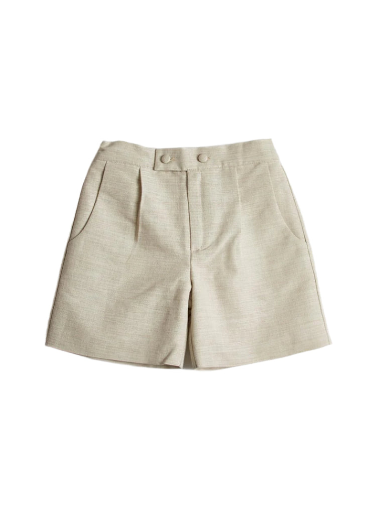 Boys Celebration Shorts Beige (4-10yrs) Shorts from Pepa London