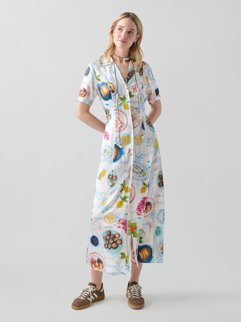 Lampi Button Down Dress RTW LINGUA FRANCA NYC