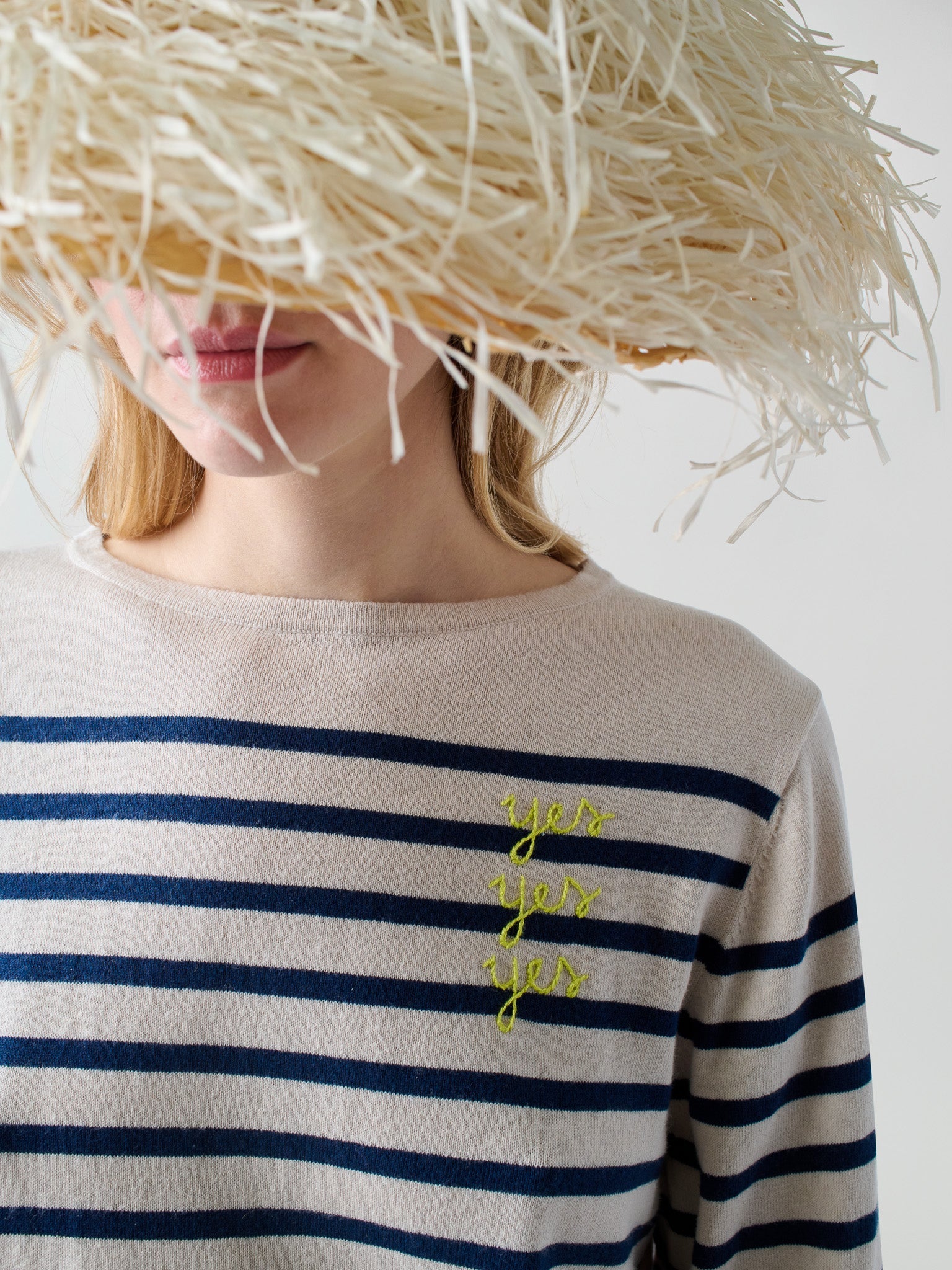 yes/no Boatneck RTW LINGUA FRANCA NYC Canvas XS