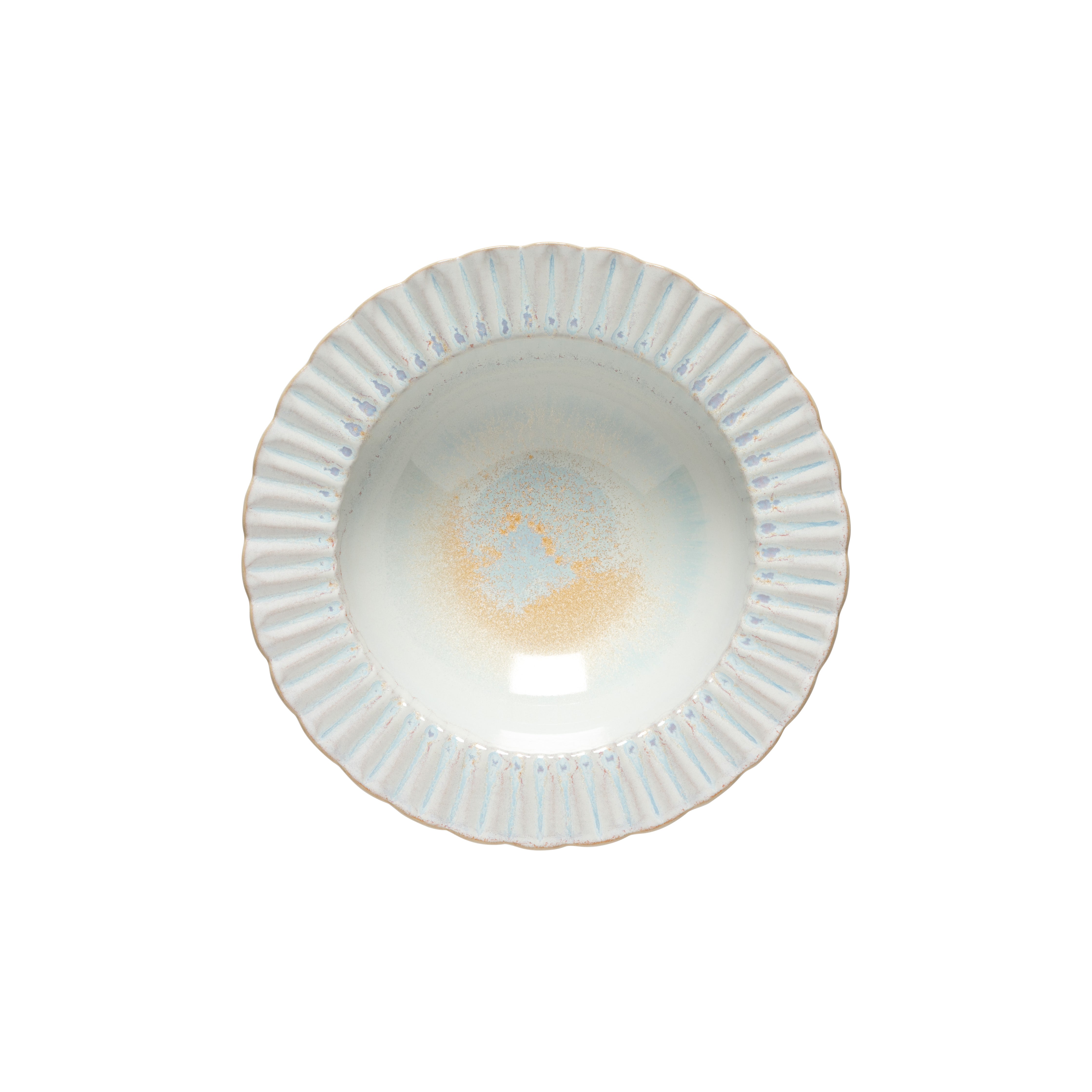 Cristal Collection Pasta Plates in Nacar, Set of 6