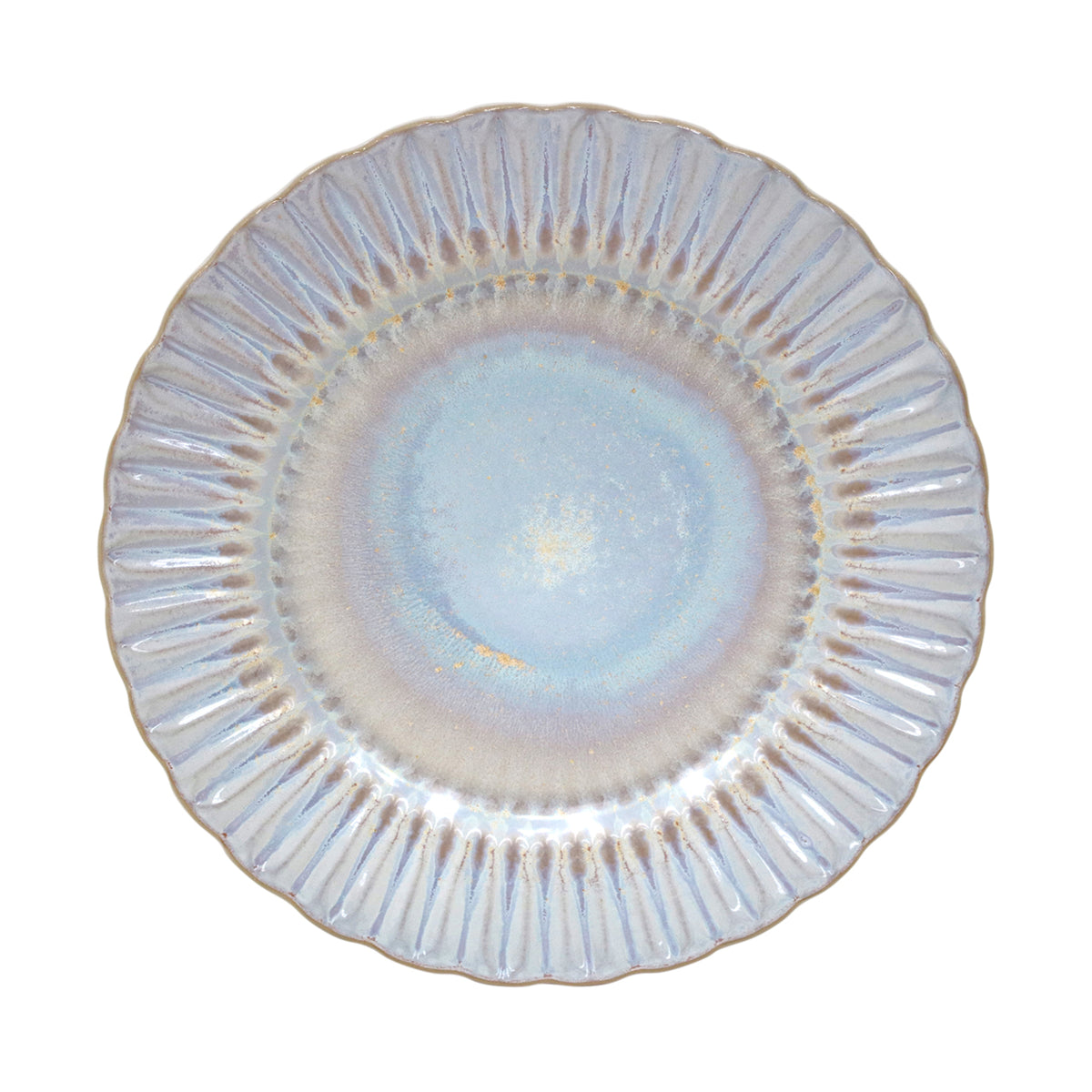 Cristal Collection Dinner Plates in Nacar, Set of 6
