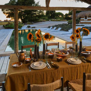 Cristal Collection Dinner Plates in White, Set of 6