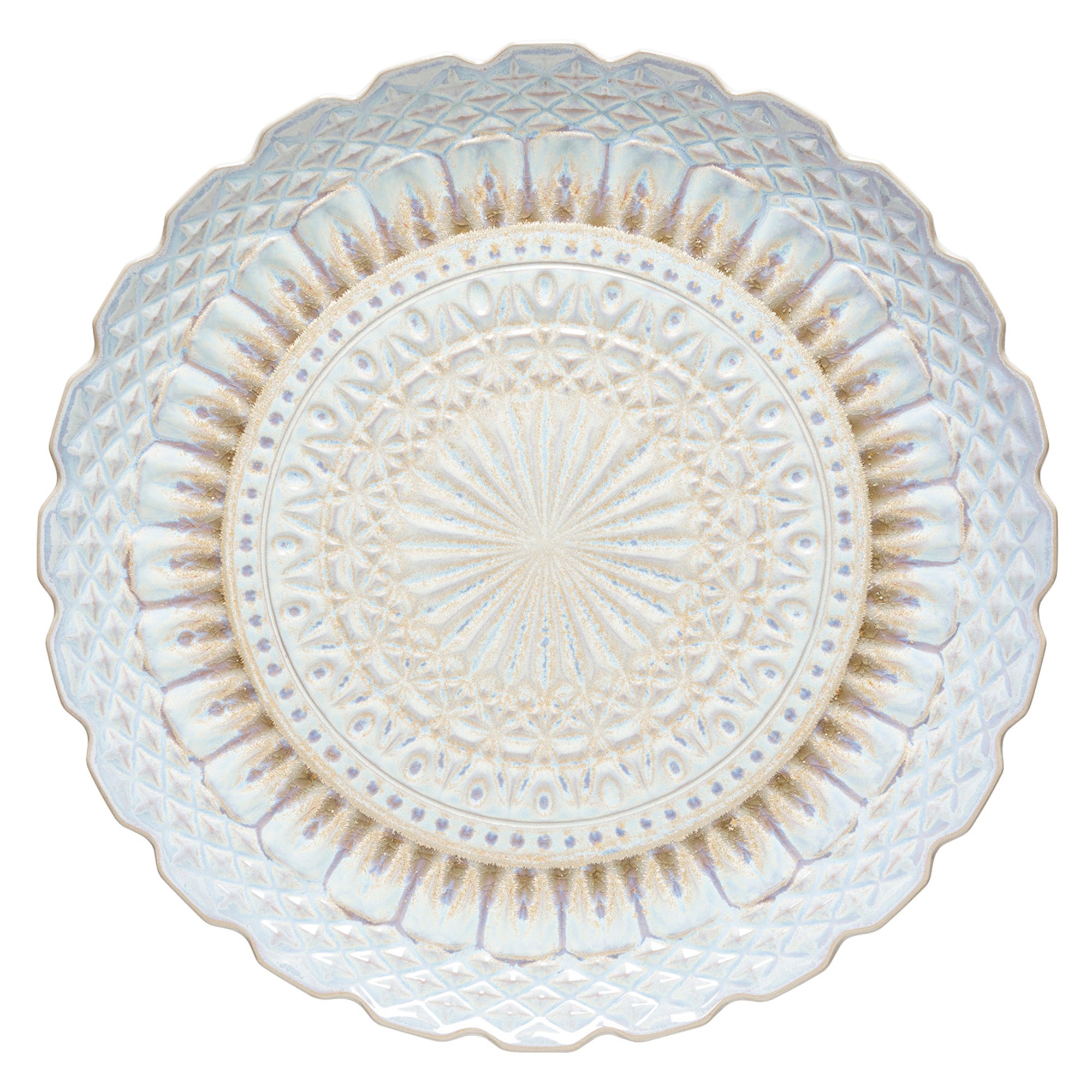 Cristal Collection Round Platter in Nacar