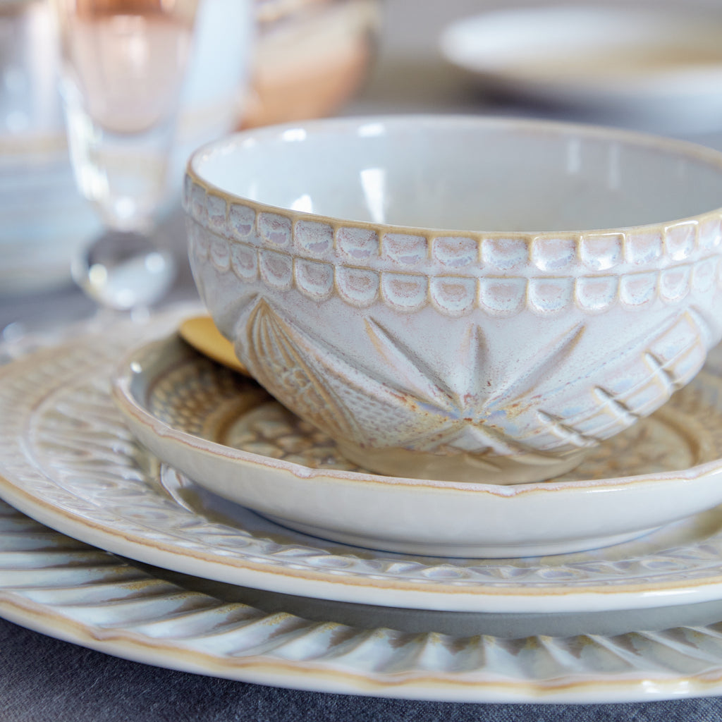 Cristal Collection Fruit Bowls in Nacar, Set of 6