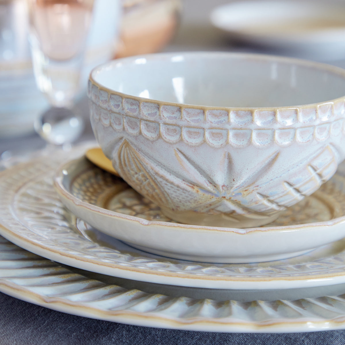 Costa Nova Cristal Collection Cereal Bowls 6"