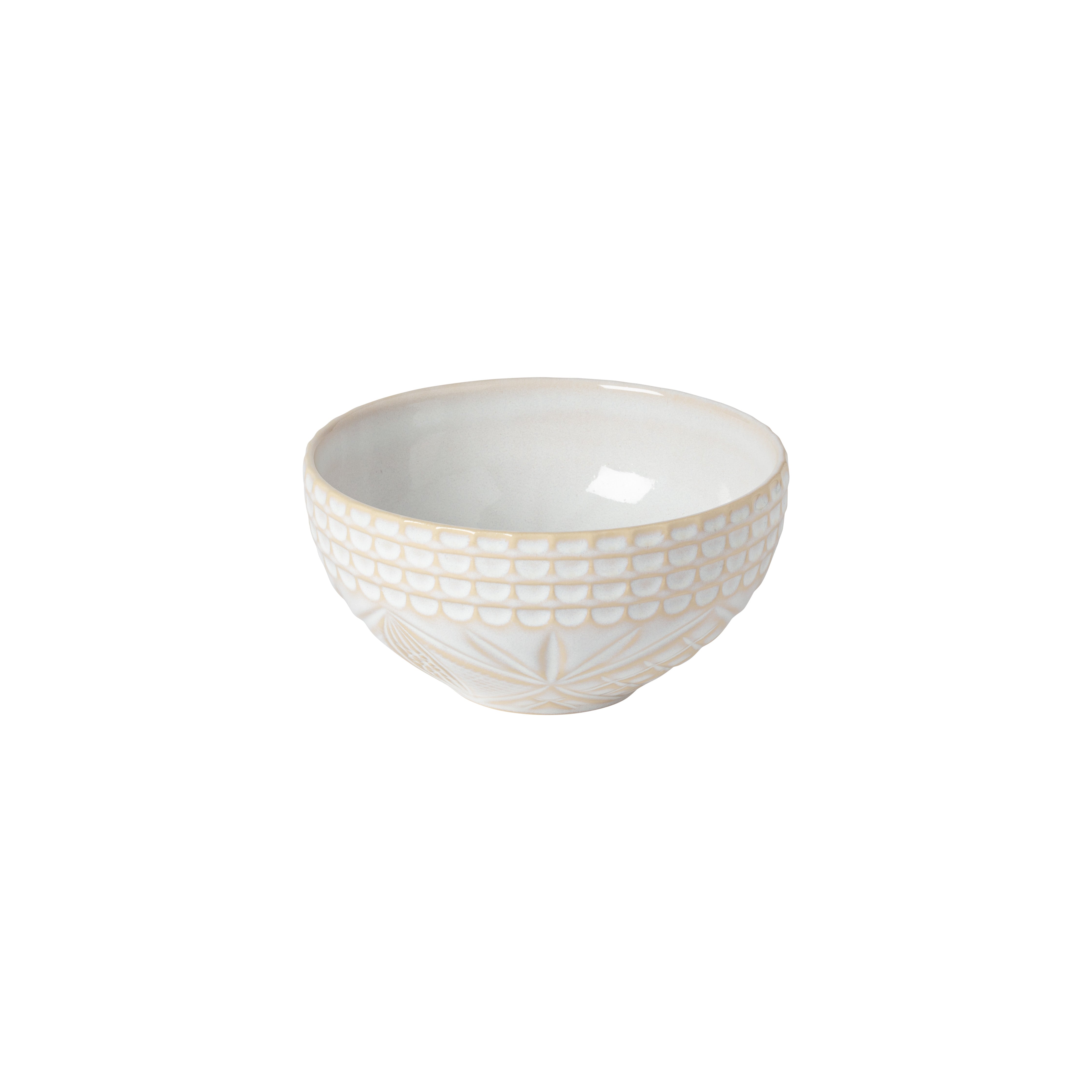 Cristal Collection Cereal Bowls in White, Set of 6