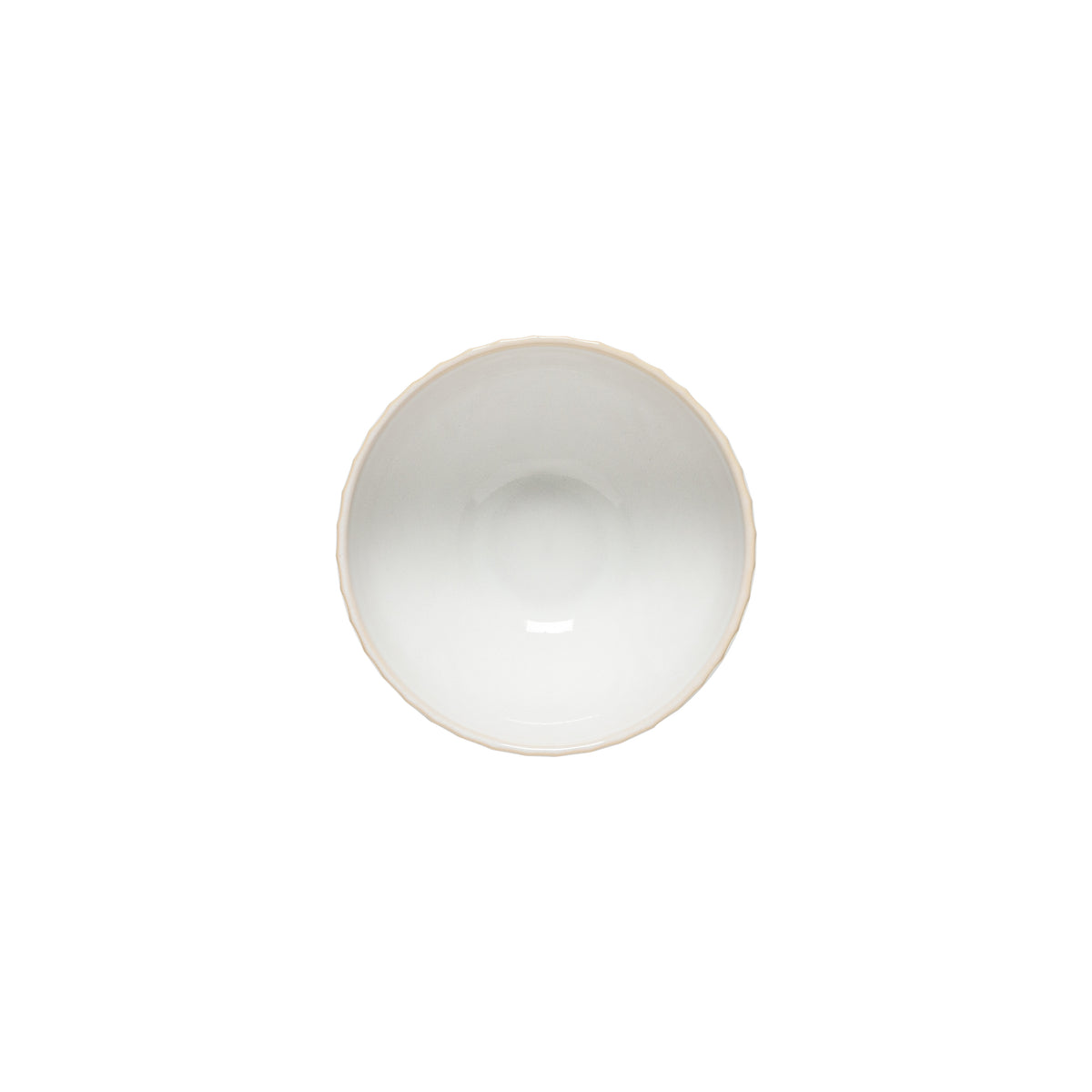 Cristal Collection Cereal Bowls in White, Set of 6