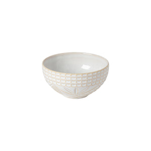 Cristal Collection Cereal Bowls in White, Set of 6