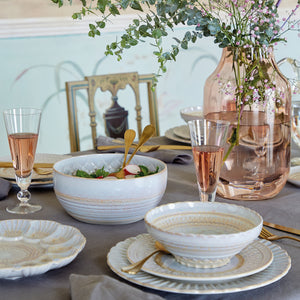 Costa Nova Cristal Collection Serving Bowl 11" in Nacar