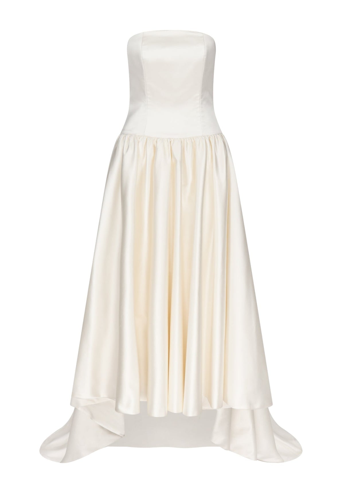 Duchesse Satin Drop Waist Gown | STYLE 093