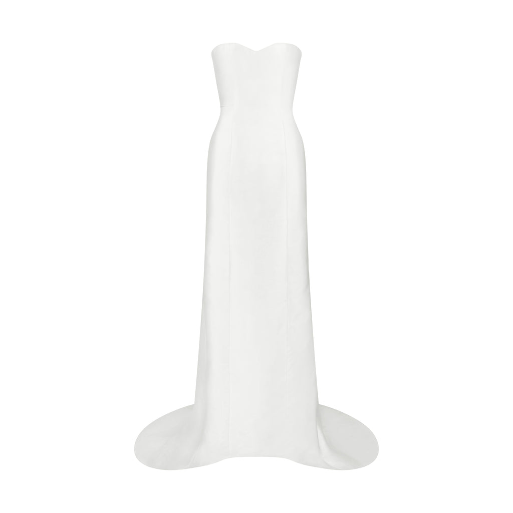 Strapless Silk Mikado Dress | STYLE 109